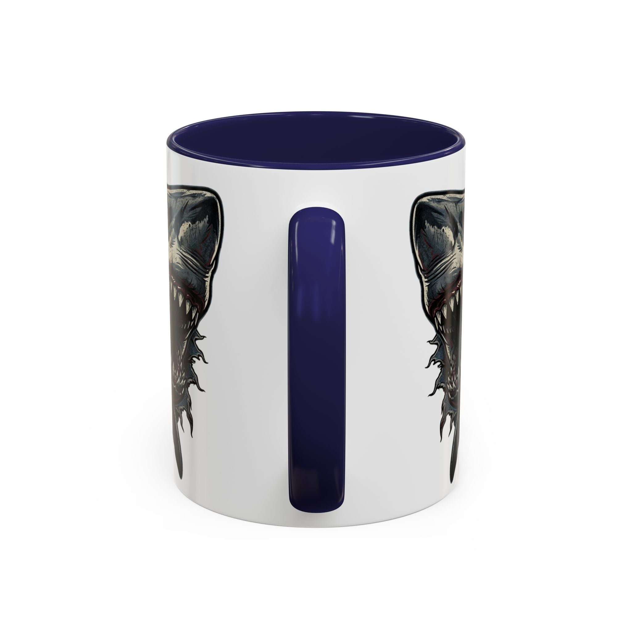 Great White Shark Illustration Mug | Accent Coffee Mug 11oz 15oz