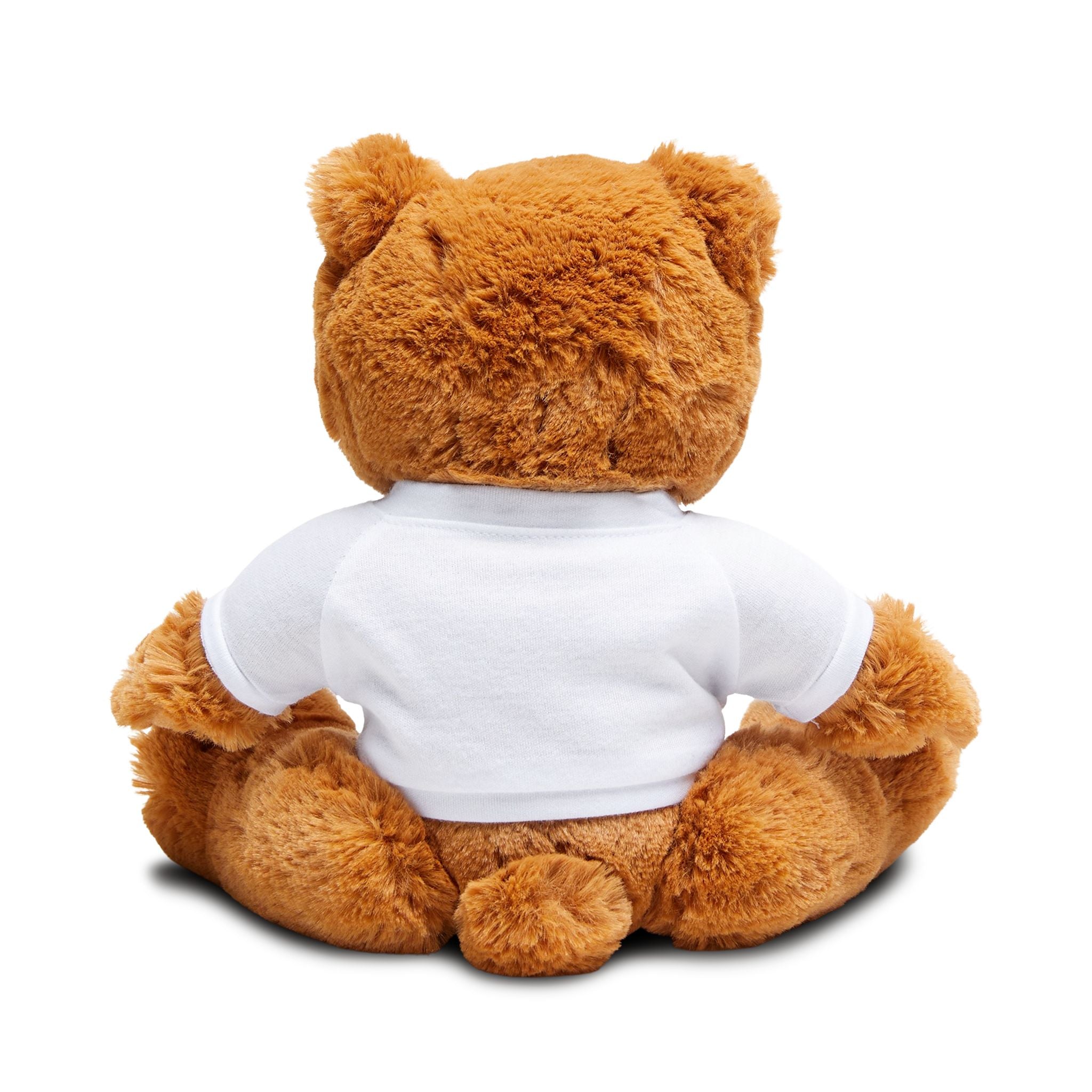 Plush Teddy Bear with 'Never Lose Sight of What's Important' Wine T‑Shirt