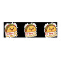 Taco Bumper Sticker - "I'm Here for the Tacos" Cute Kawaii Food Decal for Cars, Trucks & Vans