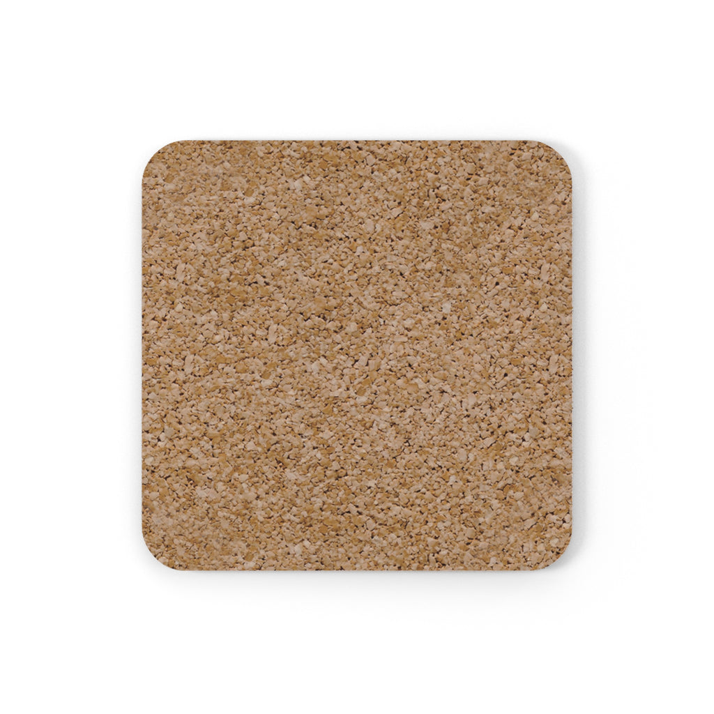 Cool Aunt Club Cork Back Coaster – Retro Graphic Drink Coaster, "Raising the Future" Gift for Aunts