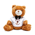 Plush Teddy Bear with 'Never Lose Sight of What's Important' Wine T‑Shirt