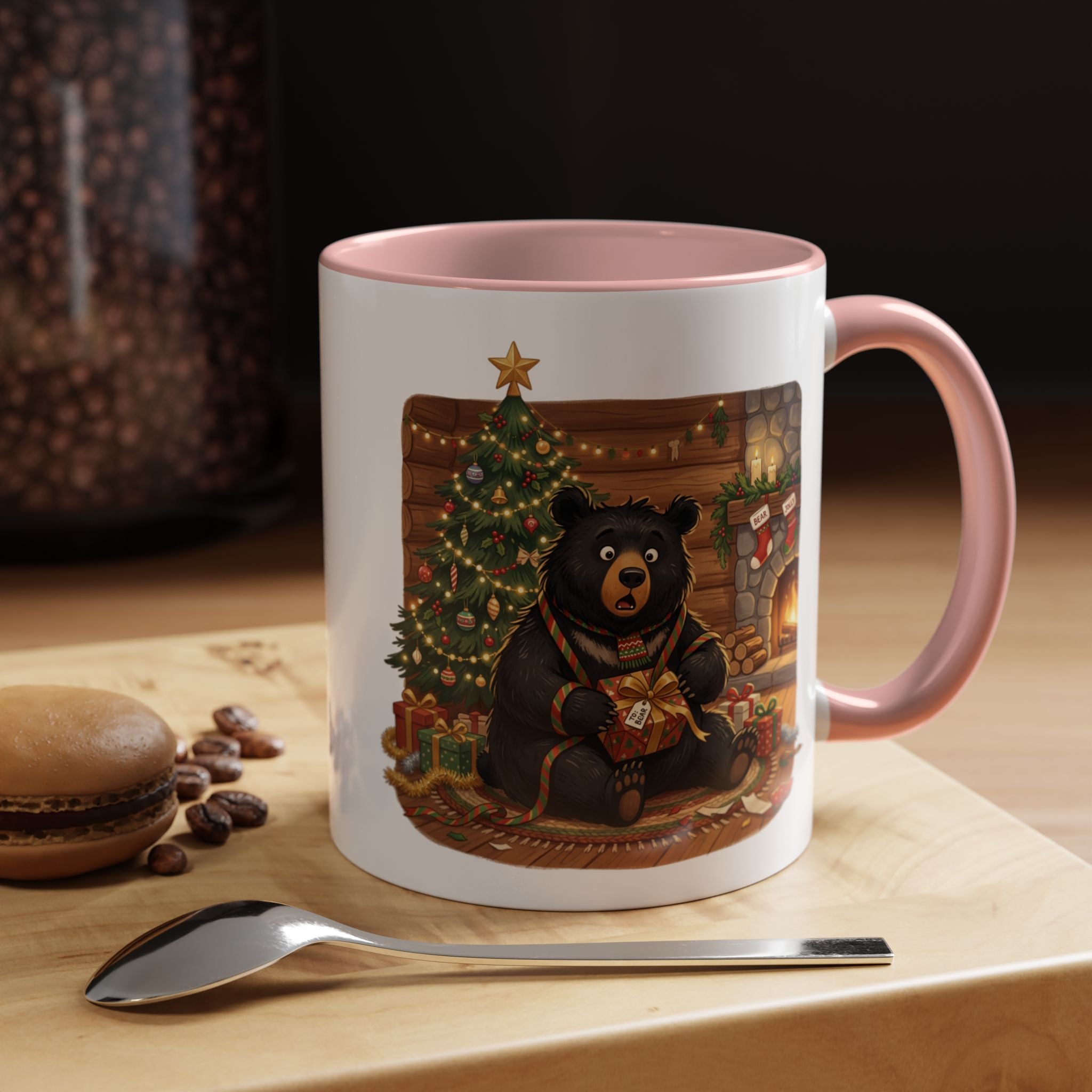 Cozy Christmas Bear Mug | Accent Coffee Mug