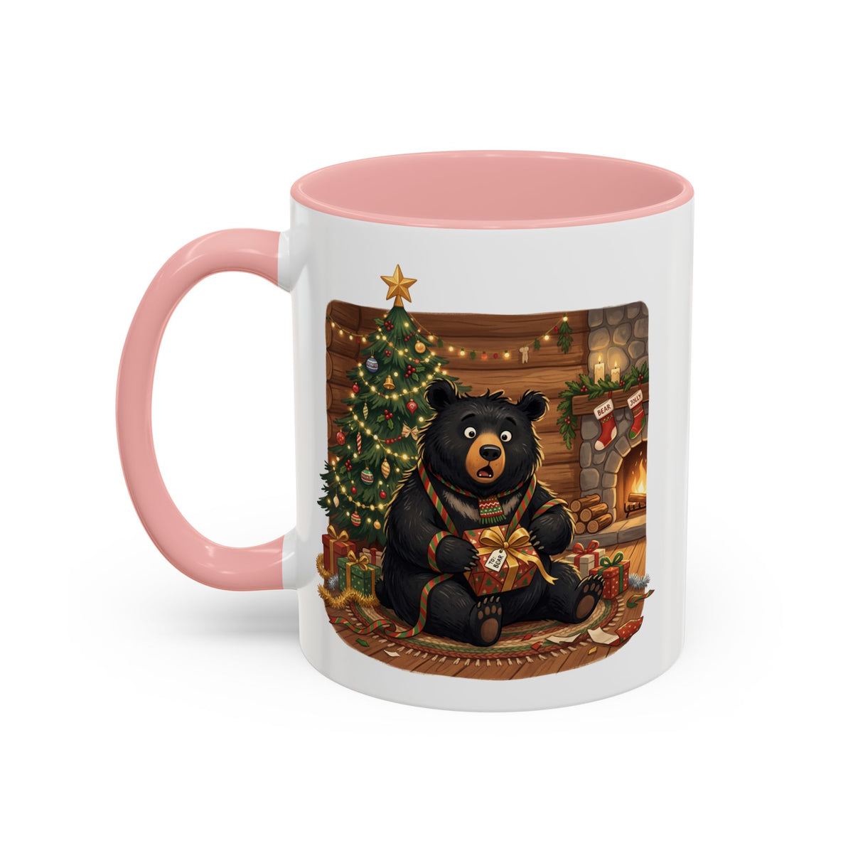Cozy Christmas Bear Mug | Accent Coffee Mug