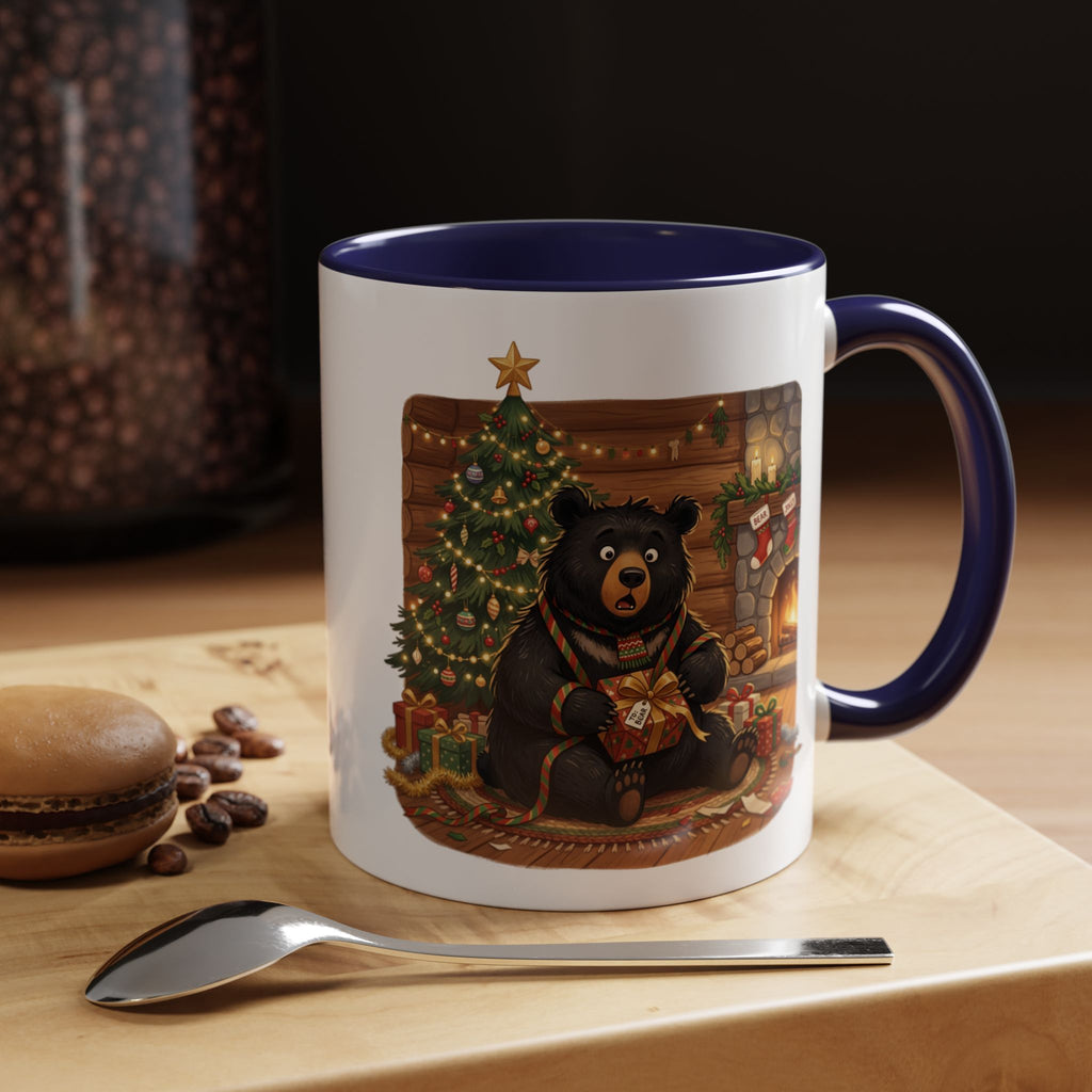 Cozy Christmas Bear Mug | Accent Coffee Mug