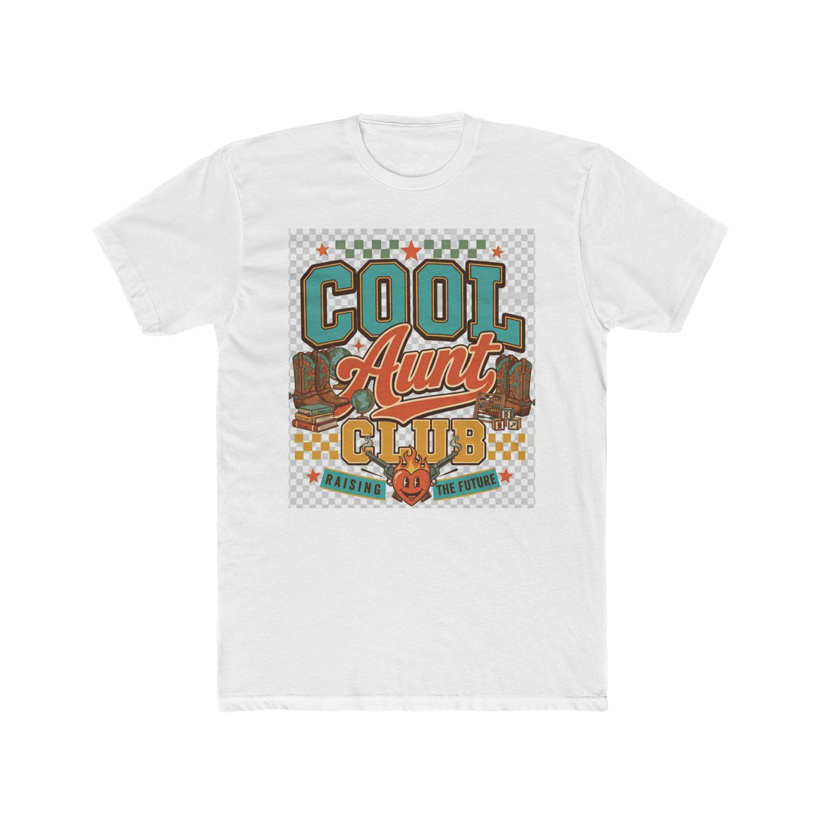 Cool Aunt Club Tee | Retro Typography Graphic Shirt