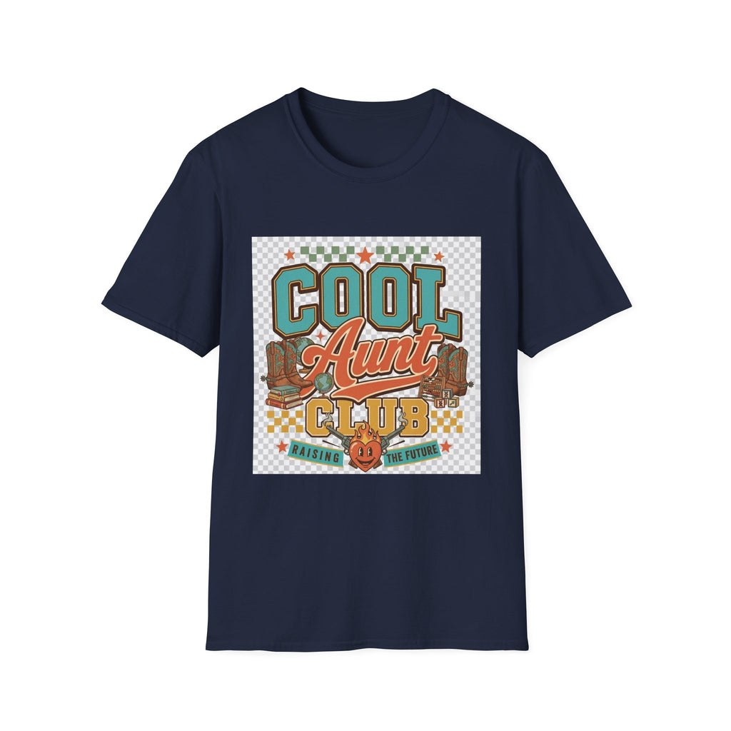 Cool Aunt T-Shirt — Retro 'Cool Aunt Club' Graphic Tee