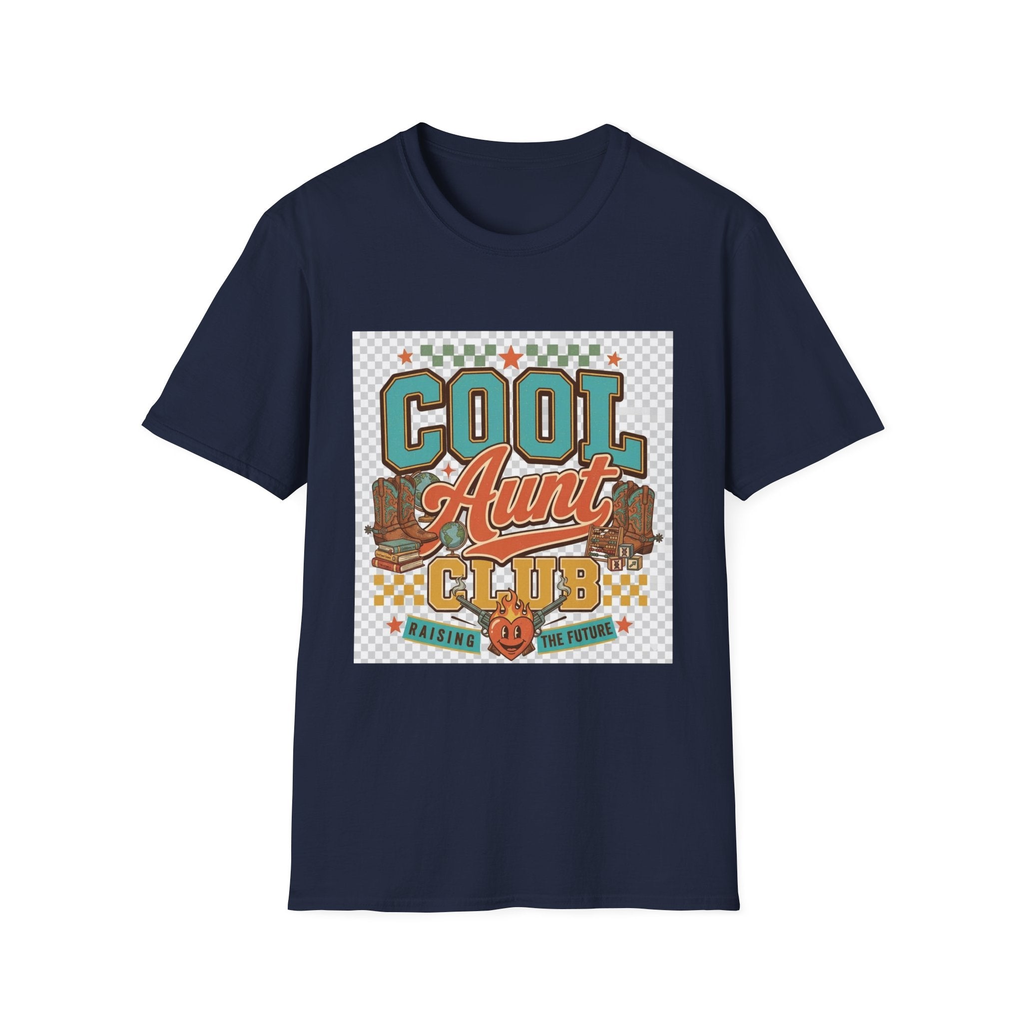 Cool Aunt T-Shirt — Retro 'Cool Aunt Club' Graphic Tee