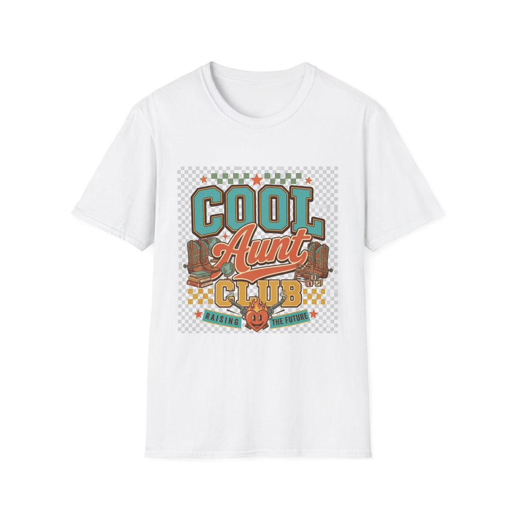 Cool Aunt T-Shirt — Retro 'Cool Aunt Club' Graphic Tee