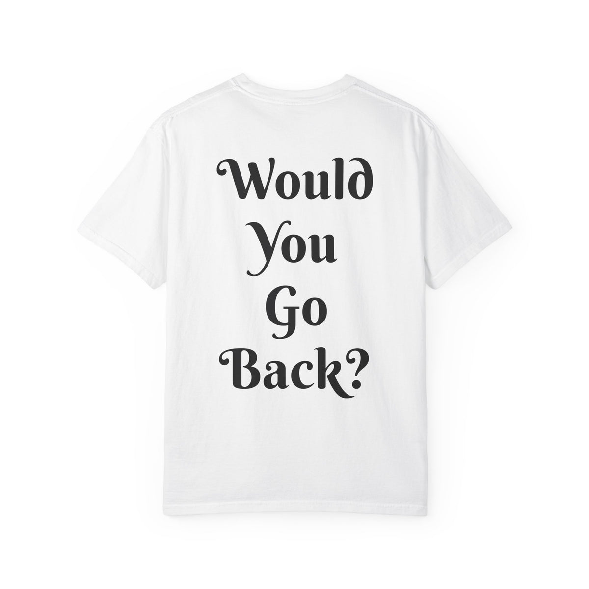 Retro Cartoon 'Time Flies' T-Shirt — 'Would You Go Back?' Graphic Tee