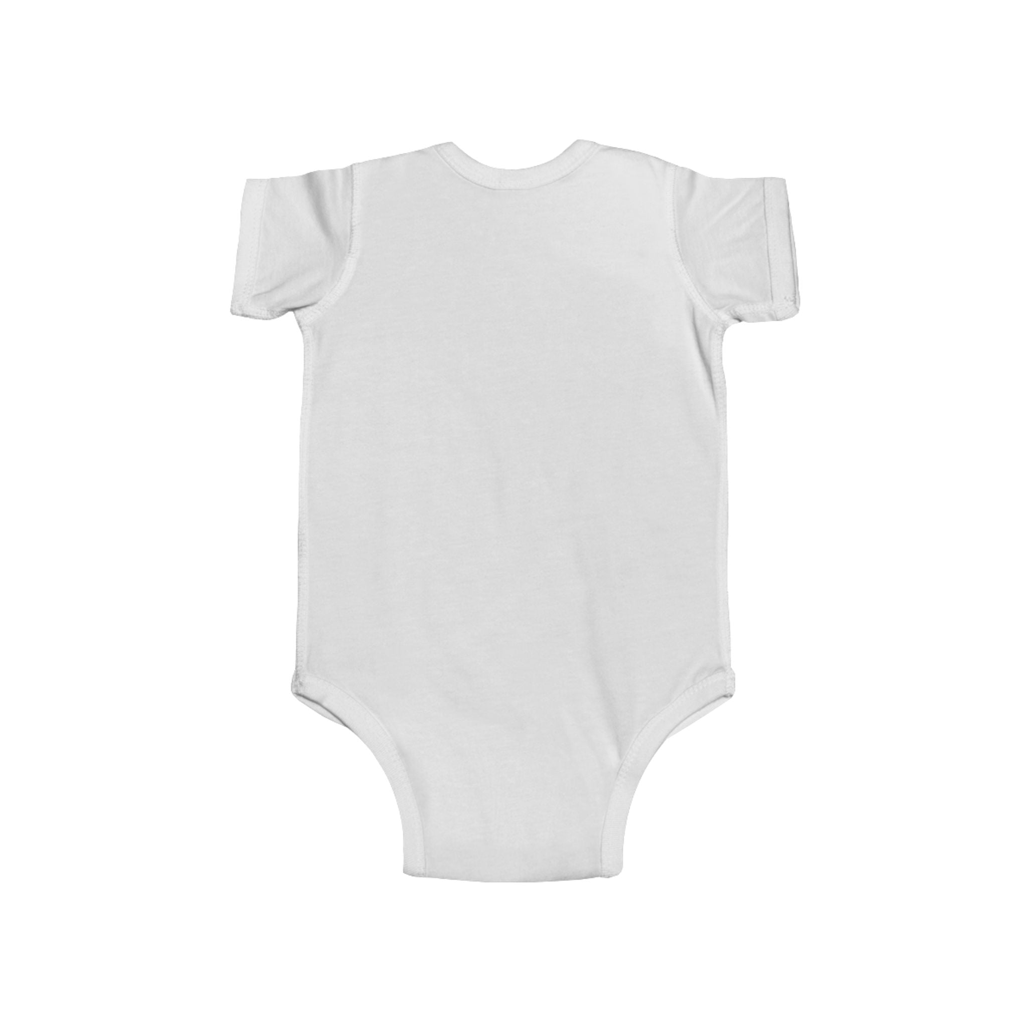 Infant Bodysuit – “Silly Mom, Grandma is Here for Me” Rainbow Heart Baby Onesie (Newborn Gift)
