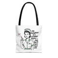 Nurse Daughter Tote Bag — "My Daughter Is a Grumpy Nurse... But She'll Save Your Life"