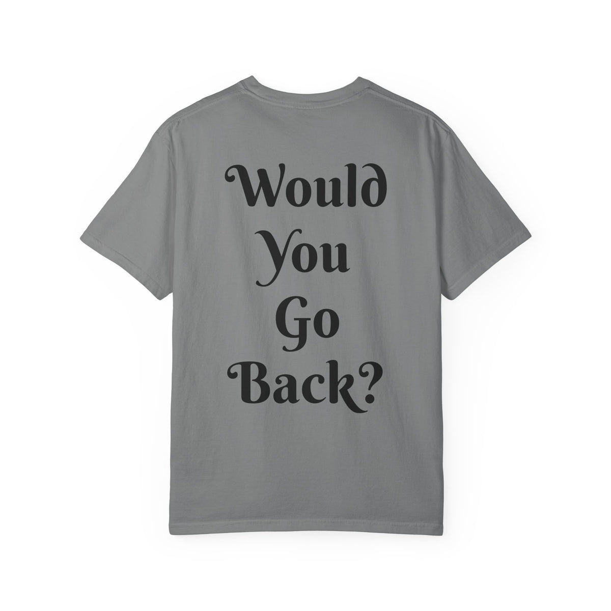 Retro Cartoon 'Time Flies' T-Shirt — 'Would You Go Back?' Graphic Tee