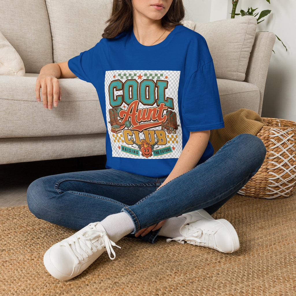 Cool Aunt T-Shirt — Retro 'Cool Aunt Club' Graphic Tee