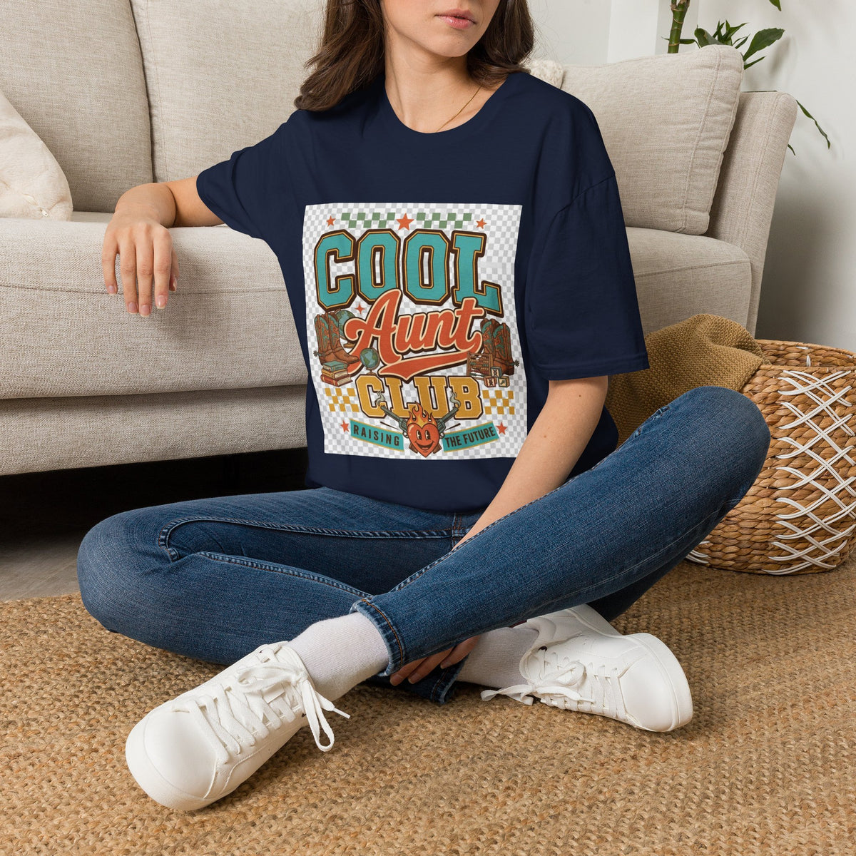 Cool Aunt T-Shirt — Retro 'Cool Aunt Club' Graphic Tee