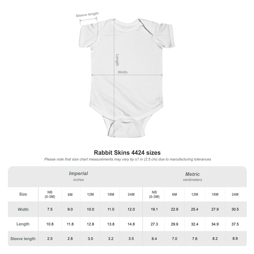 Infant Bodysuit – “Silly Mom, Grandma is Here for Me” Rainbow Heart Baby Onesie (Newborn Gift)