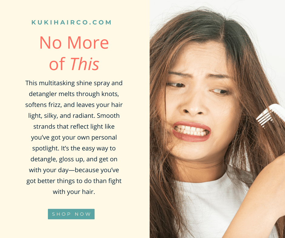 Lightweight Shine Spray for Glossy Healthy Hair