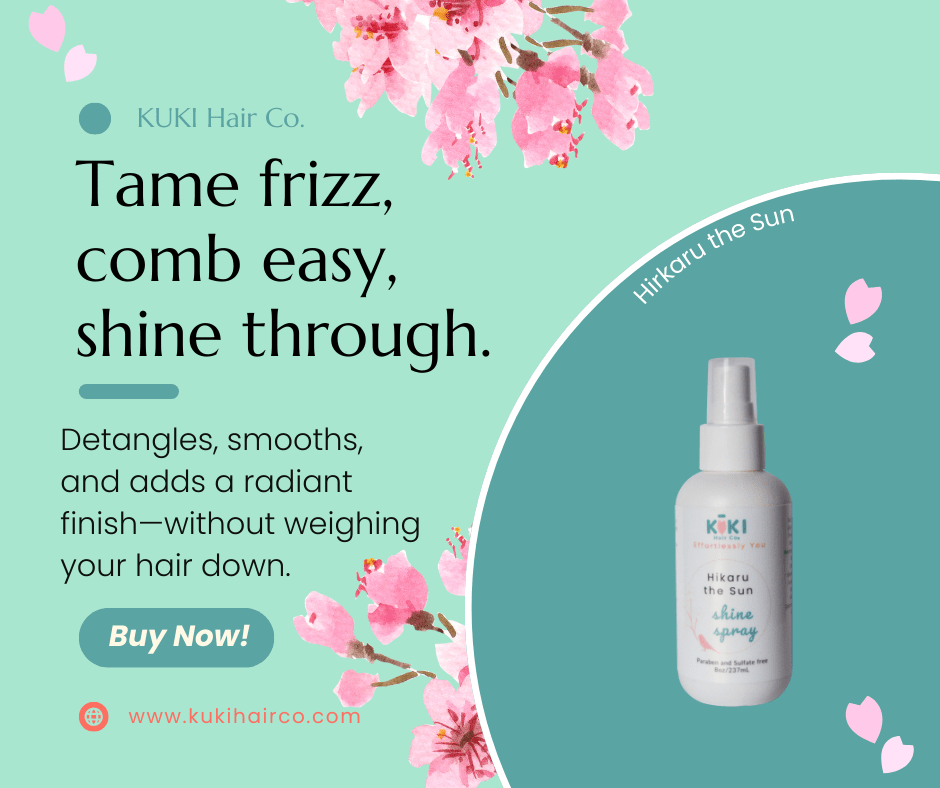 Lightweight Shine Spray for Glossy Healthy Hair